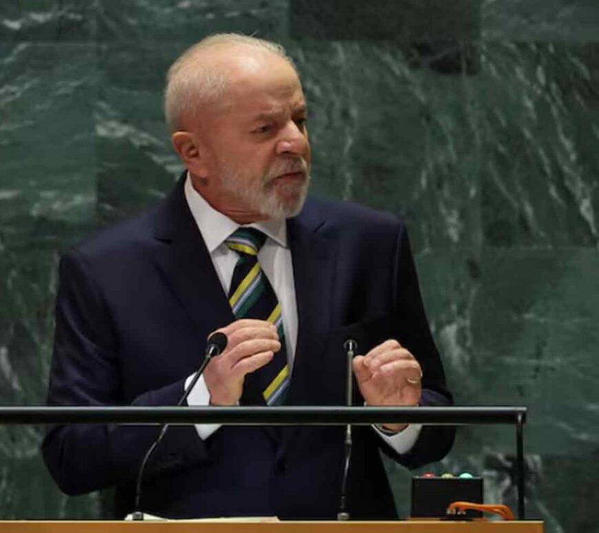 Brazil's President Luiz Inacio Lula da Silva addresses the 79th United Nations General Assembly at U.N. headquarters in New York